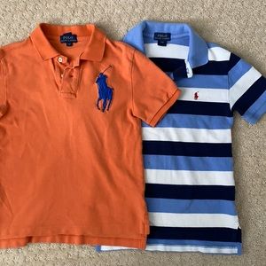 Set of 2 boys Ralph Lauren polos size 8